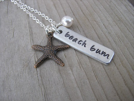 Beach on sale bum necklace