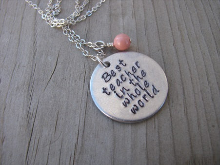 Best on sale teacher necklace