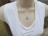Three Sisters Necklace Set- 3 Necklace Set- "big sister", "middle sister", "little sister" domed pendants- Hand-Stamped Necklaces  -with an accent bead of your choice