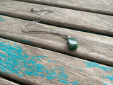 Green Stone Pendant Necklace