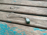 Green Stone Pendant Necklace
