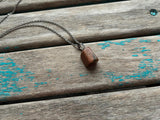 Sparkle Rose Gold Stone Pendant Necklace