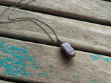 Purple Stone Pendant Necklace