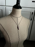 Red Stone Pendant Necklace