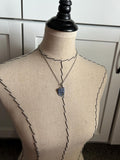 Blue Stone Pendant Necklace