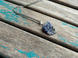 Blue Stone Pendant Necklace