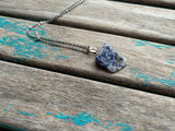 Blue Stone Pendant Necklace