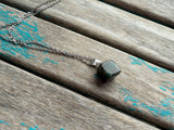 Green/Brown Stone Pendant Necklace
