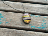 Glass Necklace- Dichroic Glass