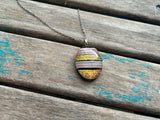 Glass Necklace- Dichroic Glass