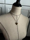 Tigereye Stone Pendant Necklace