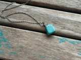 Turquoise Stone Pendant Necklace
