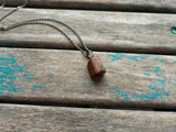 Sparkle Rose Gold Stone Pendant Necklace