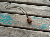 Sparkle Rose Gold Stone Pendant Necklace