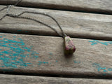 Green and Pink Stone Necklace
