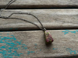 Green and Pink Stone Necklace