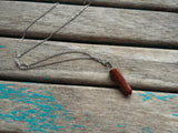 Red Stone Pendant Necklace
