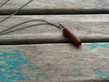 Red Stone Pendant Necklace