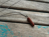 Red Stone Pendant Necklace
