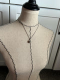 Speckled Stone Pendant Necklace