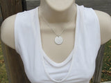 Inspiration Necklace, Graduation Necklace- "She knew she could do great things" with an accent bead of your choice