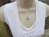 I'm Worth It Inspiration Necklace- "I'm worth it"- Hand-Stamped Necklace with an accent bead in your choice of colors