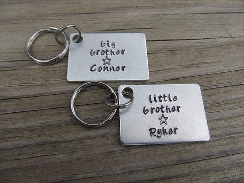 Brother on sale sister keychain